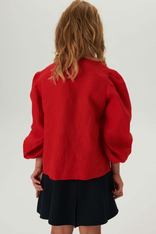 Embroidered blouse for a girl Spring 1 UKR-0235