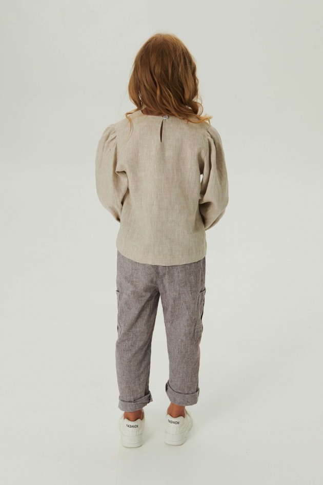Embroidered blouse for a girl Spring 2 UKR-0236