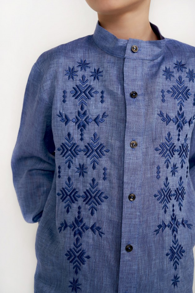 Children's embroidery for a boy jeans UKR-0138