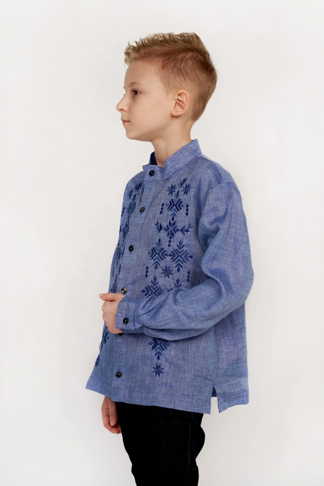 Children's embroidery for a boy jeans UKR-0138