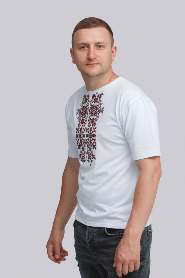 Чоловіча футболка White 1 UKR-7201