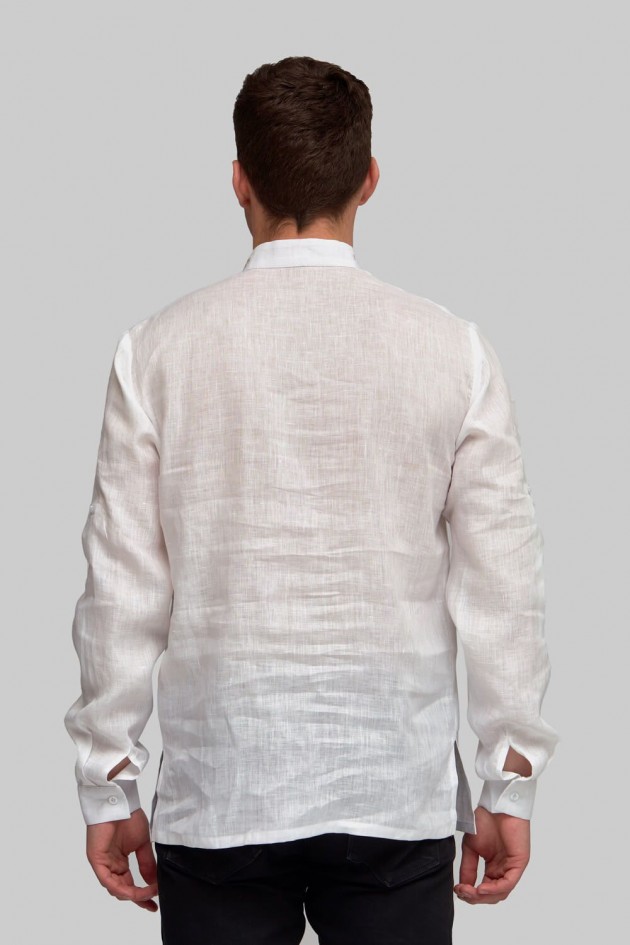 Чоловіча вишита сорочка вишиванка White 6 UKR-1178