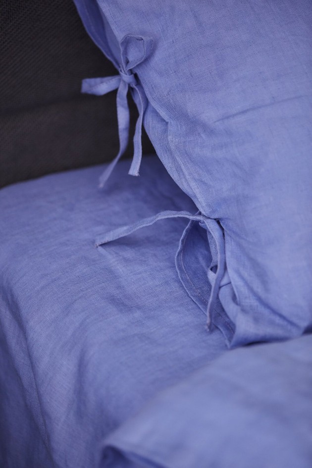 Linen bedding of lavender color POST-10001