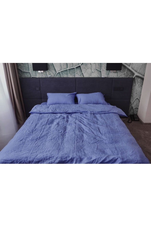 Linen bedding of lavender color POST-10001