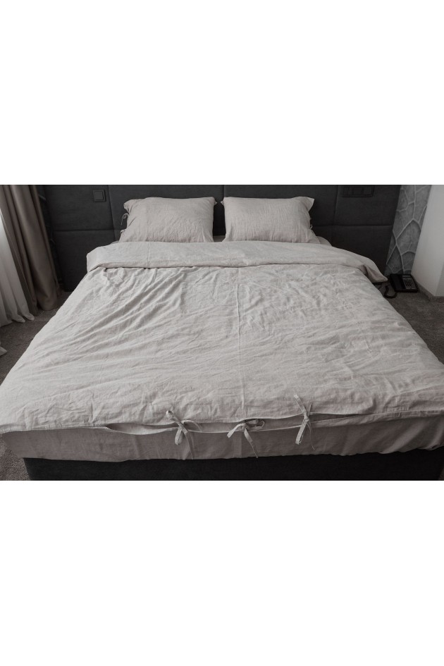 Cream -colored bed POST-10007