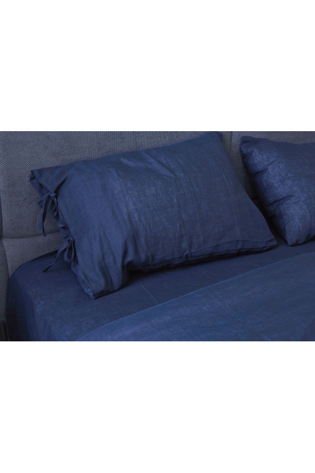 Deep blue linen POST-10011