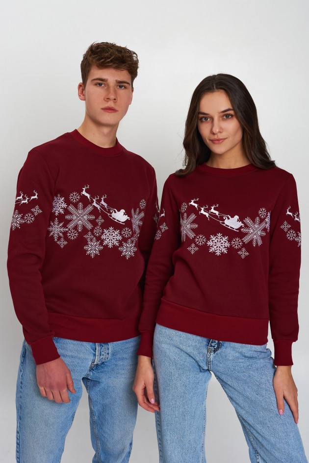New Year's sweaters for two