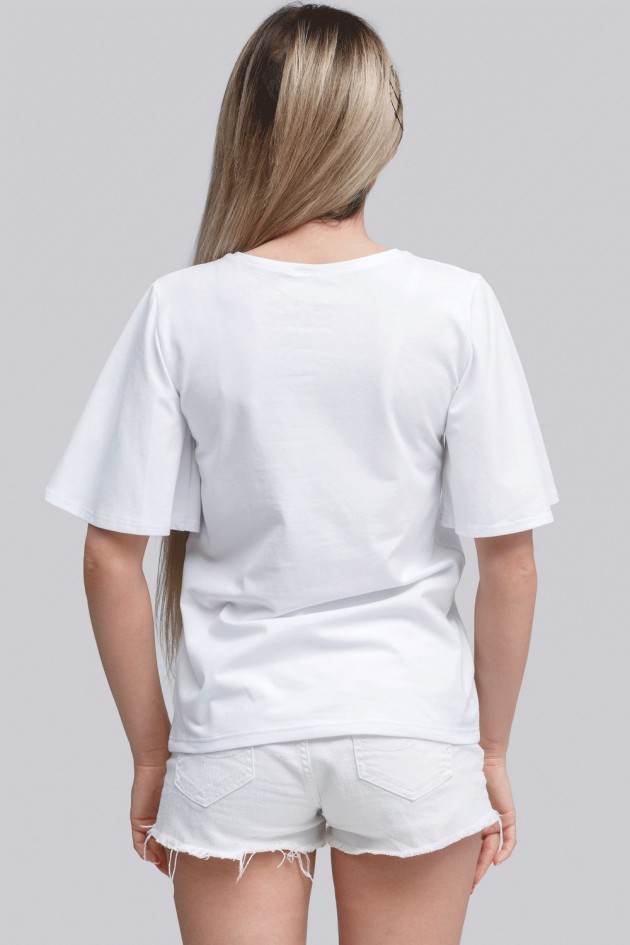 Women's T-shirt White 3 UKR-6204