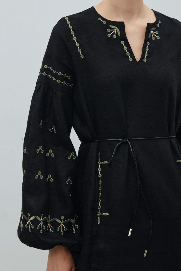 Long embroidered dress Vinok UKR-4249