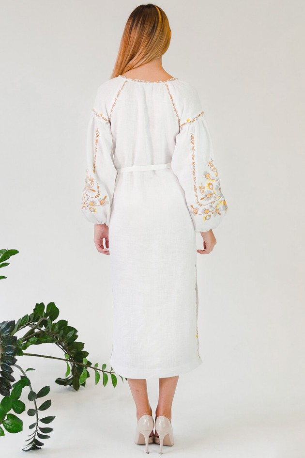 Жіноча вишита сукня White 3